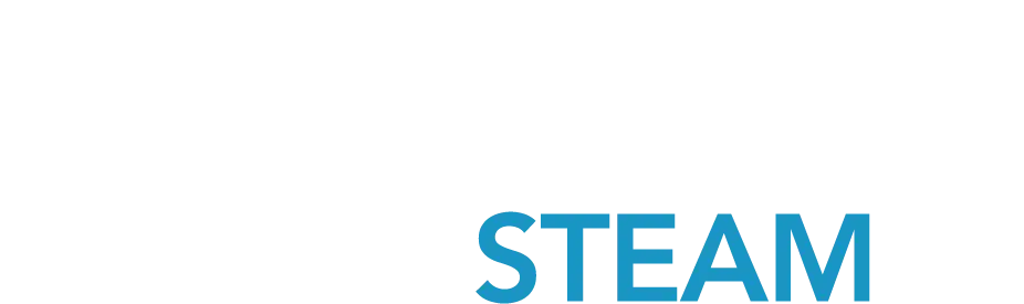 Energy Partners Steam Blue & White Logo